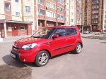 Kia  Soul 2011 Кроссовер красный, отличное сост.